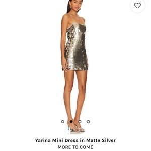 Yarina Mini Dress in Matte Silver
MORE TO COME
